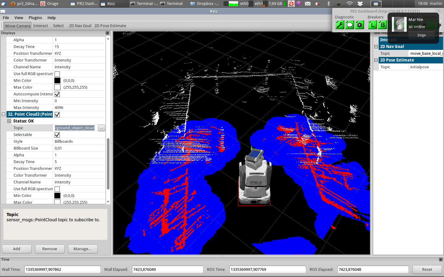 resulting problems in navigation caused by the straight-line artifacts